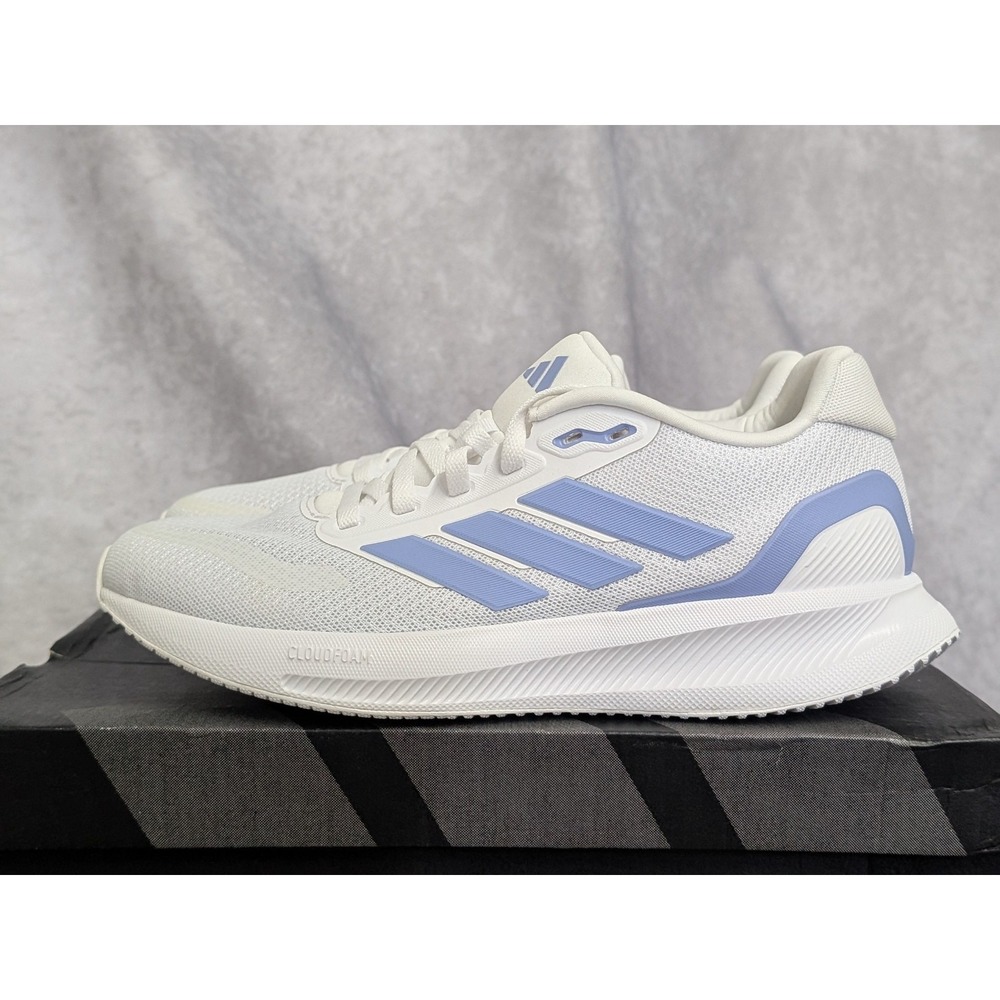 Adidas Runfalcon 5 Cloud‎ White Blue Spark Core Black Women 7